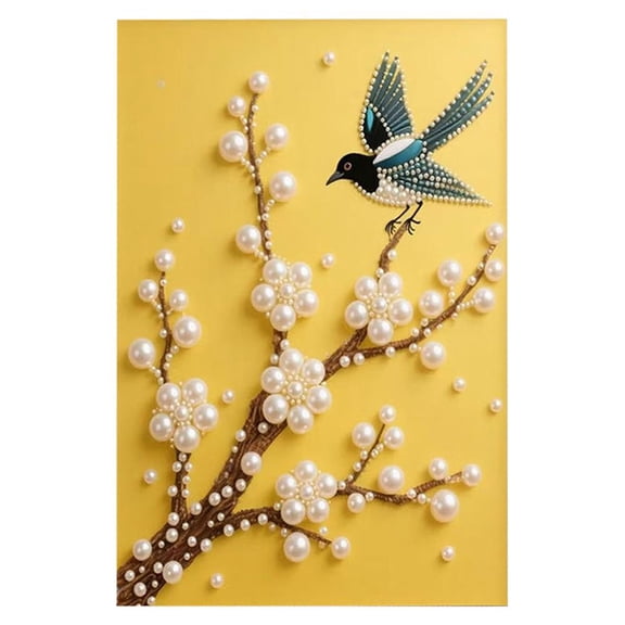 DIY 3D Plastic Painting Kit For Adults With Oil Canvas And Density Board For Wall Decor