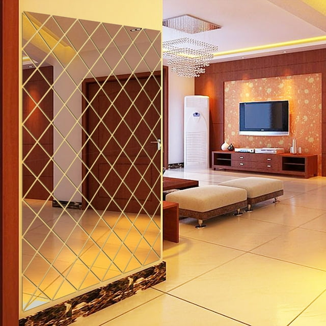 DIY 3D Stickers Mirror Sticker Home Livingroom Decoration Baby