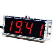 DIY 4-Digital LED Nixie Tube Clock Kit Display Time Electronic Clock DIY Parts