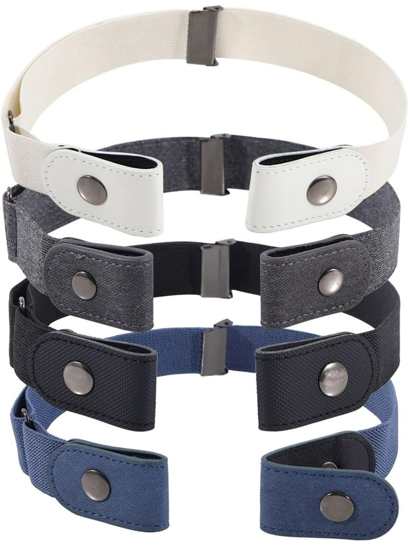 DIY 4Colors Belt Pant Waist Tightener No Buckle Invisible  display picture 1