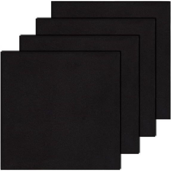 DIY 4Pcs 15x15 Inch Air Conditioner Filters Square Air Condition Filters Replacement Activated Carbon Air Filter Sponge Sheet 6mm Thick. DIY