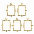 thumbnail image 1 of DIY 5 Pcs Hollow Album Blank Frame Open Bezel Set for UV Resin Jewelry Making, 1 of 6