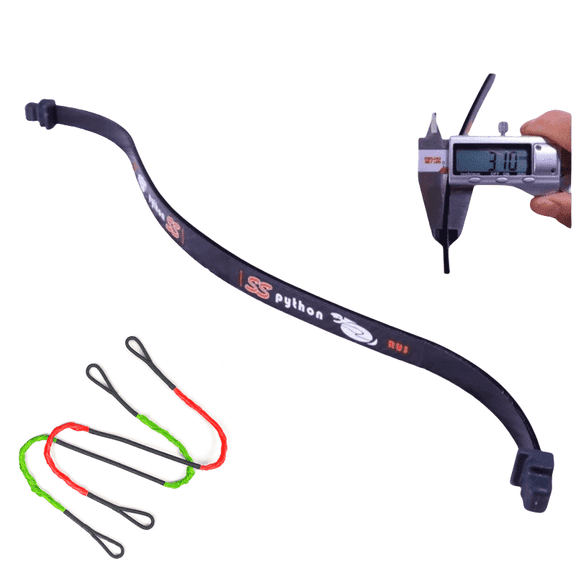 DIY 55 Pound Carbon steel Bow Limb Shooting Fish Bow String Outdoor Hunting and Crossbow Arrow Shooting Accessories