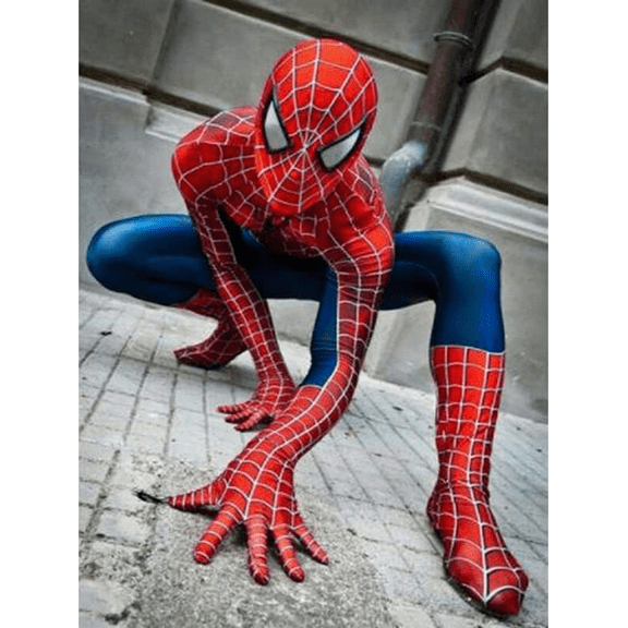 DIY 5D Adult Diamond Painting Set Spider-Man Gemstone Art Painting Set Home Wall Decoration Gift Superheroes (12x16 inch)