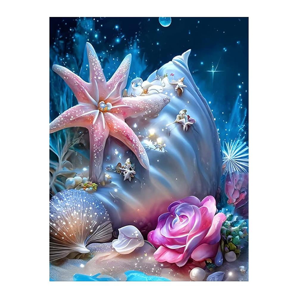 DIY 5D Diamond Art Kits for Adults, Beach Landscape Art, 11.7 x 15.6 ...