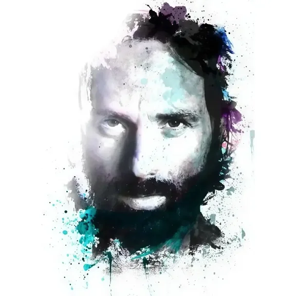 DIY 5D Diamond Painting By Number Kits Full Round Drill The Walking Dead Daryl Art Rhinestone Embroidery Cross Stitch Craft for Home Wall Decoration