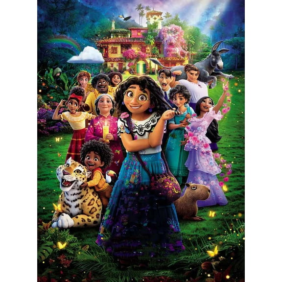 DIY 5D Diamond Painting Full Round Drill Kit Picture Craft Home Wall Decor Encanto 12X16Inch