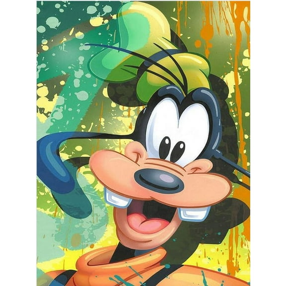 DIY 5D Diamond Painting Full Round Drill Kit Picture Craft Home Wall Decor Goofy 12X16Inch