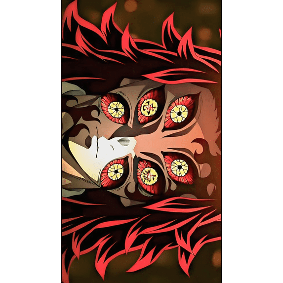 DIY 5D Diamond Painting Kit Adult Diamond Painting "Anime Demon Slayer Character" Full Diamond Crystal Rhinestone Embroidery Craft Kit Home Wall Decor Gift