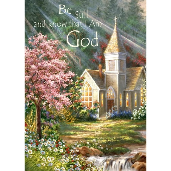 DIY 5D Diamond Painting Kit Diamond Painting for Adults "Jesus, be still and know that I am God" Full Diamond Crystal Rhinestone Embroidery Craft Kit Home Wall Decor Gift