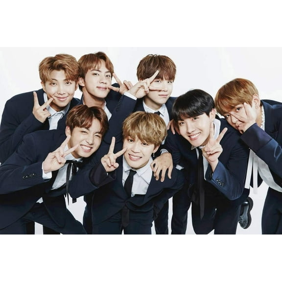 DIY 5D Diamond Painting Kit (For Adults) Diamond Painting "BTS" - Full Diamond Crystal Rhinestone Embroidery Craft Kit, Can Be Used As Gift, Wall Decoration