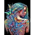 thumbnail image 1 of DIY 5D Diamond Painting Kit (For Adults) Diamond Painting "Butterfly Lady" - Full Diamond Crystal Rhinestone Embroidery Craft Kit, Can Be Used As Gift, Wall Decoration, 1 of 7