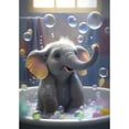 thumbnail image 1 of DIY 5D Diamond Painting Kit (For Adults) Diamond Painting "Elephant" - Full Diamond Crystal Rhinestone Embroidery Craft Kit, Can Be Used As Gift, Wall Decoration, 1 of 7
