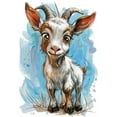 thumbnail image 1 of DIY 5D Diamond Painting Kit (for Adults) Diamond Painting "Animal, Lively and Cute Goat" - Full Diamond Crystal Rhinestone Embroidery Craft Kit, Can be Used as Gift, Wall Decoration, 1 of 8