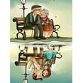 thumbnail image 1 of DIY 5D Diamond Painting Kit (for Adults) Diamond Painting "Old Couple" Full Diamond Crystal Rhinestone Embroidery Craft Kit Home Wall Decoration Gift, 1 of 7