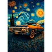 DIY 5D Diamond Painting Kits for Adults , supernatural series art round diamond ,Full Drill Diamond Embroidery Kits ,Mosaic Cross Stitch Craft Home Wall Decoration