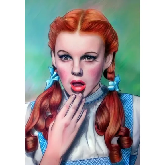 DIY 5D Diamond Painting By Number Kits Full Round Drill The Wizard of Oz Dorothy Art Rhinestone Embroidery Cross Stitch Craft for Home Wall Decoration