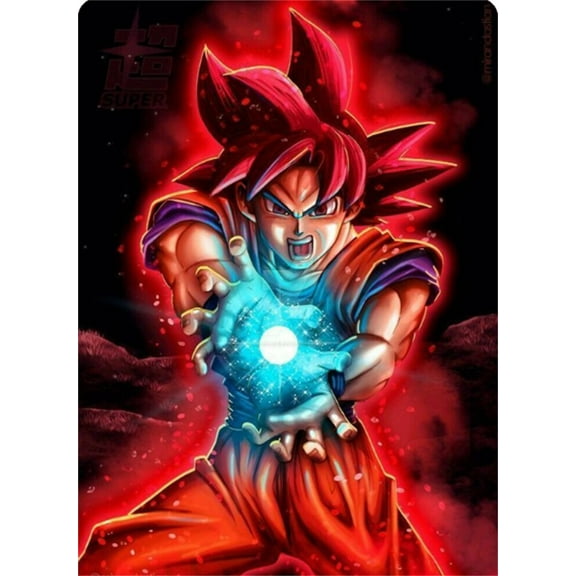 DIY 5D Dragon Ball Diamond Art Painting Kits for Adults,Anime Cartoon Round Full Drill Crystal Rhinestone Embroidery Cross Stitch Arts Craft Canvas for Home Wall Decor12"x 16"