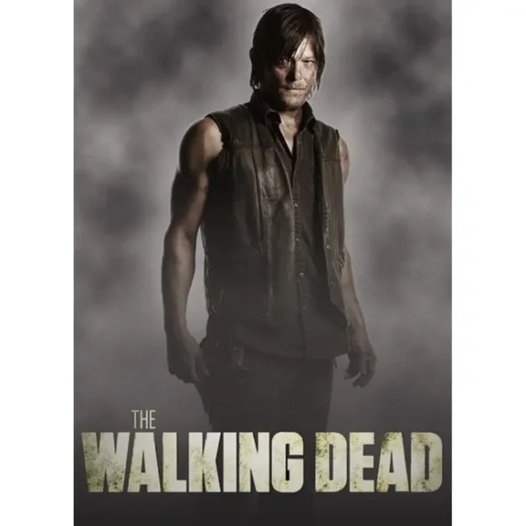 DIY 5D Full Round Drill Diamond Painting By Number Kits The Walking Dead Daryl Rhinestone Embroidery Cross Stitch Art Craft Home Wall Decoration