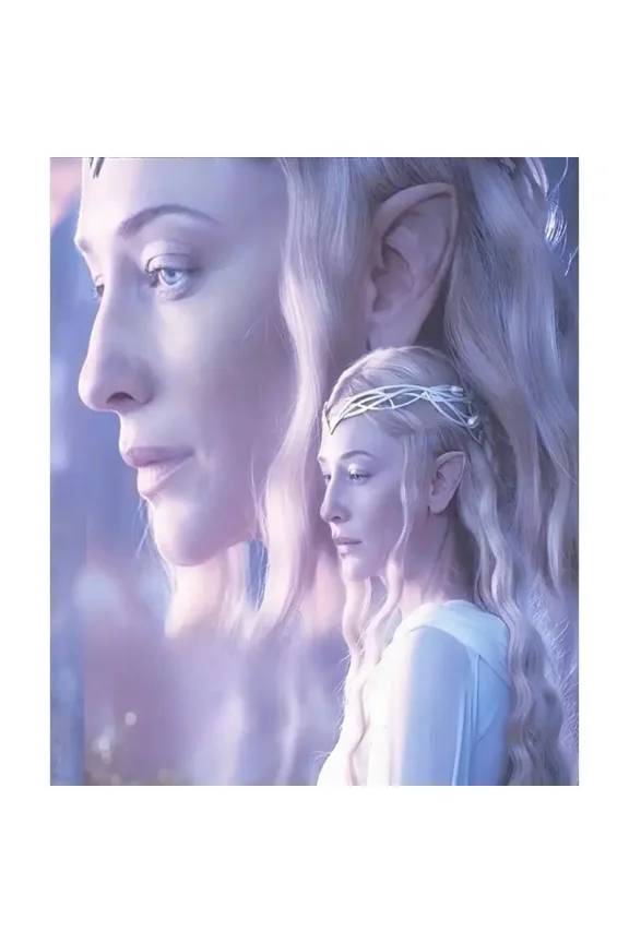 DIY 5D Full Round Drill Diamond Painting By Number Kits The Lord of The Rings Galadriel Rhinestone Embroidery Cross Stitch Art Craft Home Wall Decoration