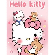 DIY 5D Hello Anime Kitty White Diamond Painting Kits for Adults and Kids,Anime Cartoon Round Diamond Game Art Full Drill Kit Dotz for Home Wall Decor (12x16inch)