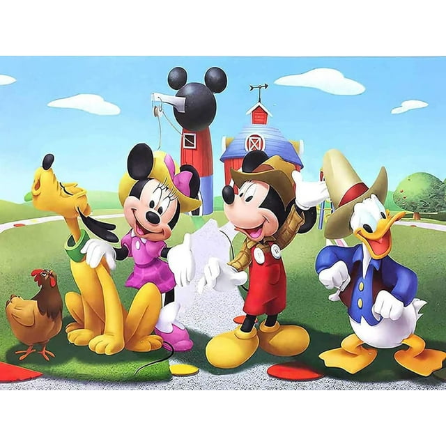 DIY 5D Mickey mouse and Donald duck Diamond Painting Kits for Adults ...