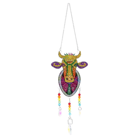 DIY 5D Rhinestones Drawing Kit for Adult Beginner Window Hanging Pendant Embroid