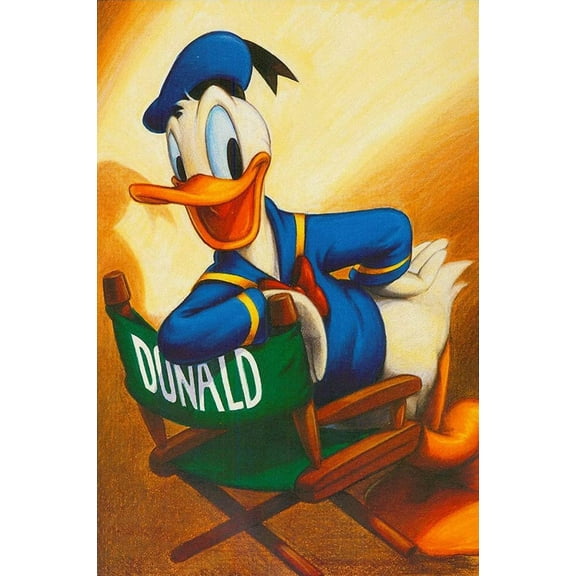 DIY 5D Stitch Diamond Art Kits for Adults Kids,Donald duck Paint by Diamonds Gem Painting Kits for Home Wall Decor 12x16 inch