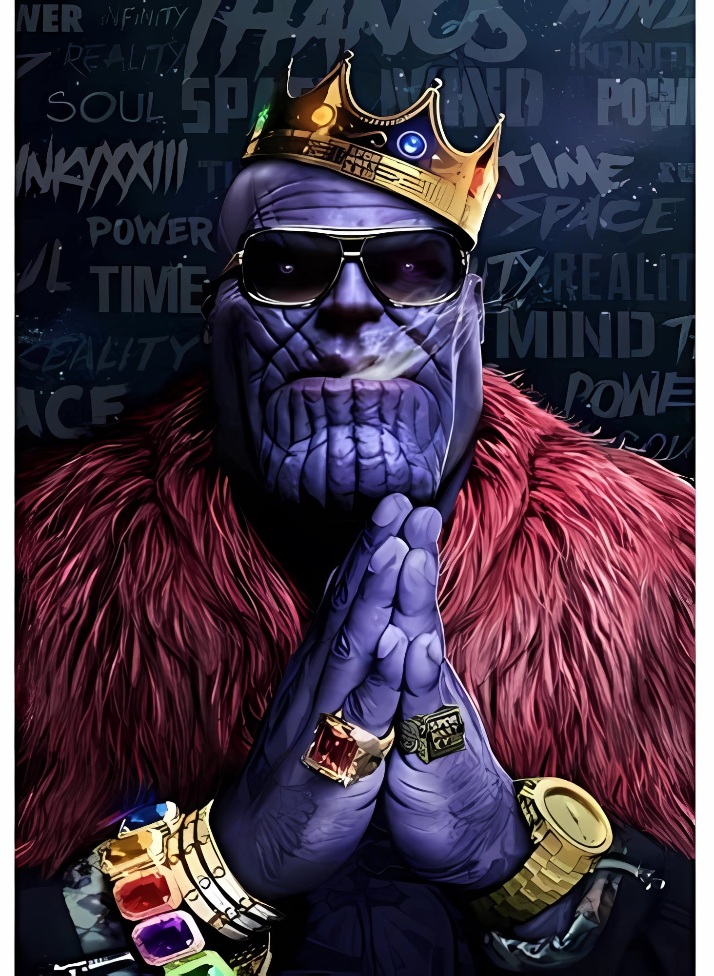 Avengers Endgame 11x17 Metal Art Print by BossLogic Thanos Infinity orders War Marvel