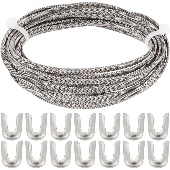 DIY 5m x 5mm Corset Boning Kits Flat Steel Corset Boning Modeling Sticks with 20pcs Stainless Steel Spiral Bone Tips Spiral Wire Covers Boning Stays Structure Form for Bodice Corset DIY Sewing DIY