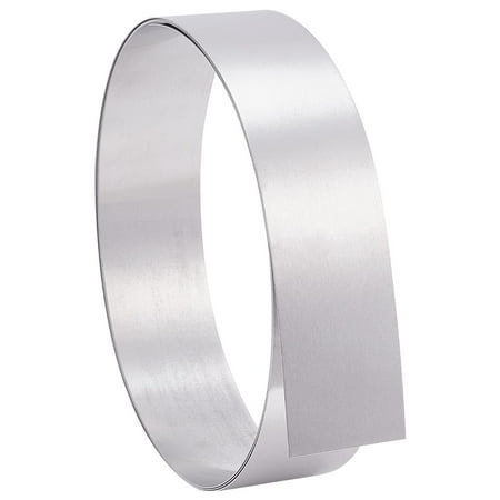 DIY 6.56 FF x 2 Inch Aluminum Flashing Roll Metal Strips 1060 Grade Bendable Pure Aluminium Strip Wire 0.5mm Aluminum Sheet Metal Roll Raw Aluminum Roll for Roof Garden DIY Craft DIY