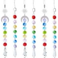 thumbnail image 1 of DIY 6Pcs Garden Suncatchers Outdoor Sun Catcher Rainbow Marker Indoor Sunlight Catcher Crystals Glass Beads Sun Moon Charms Window Hanging Ornament Sunshine Catchers for Home Decor Gift DIY, 1 of 7