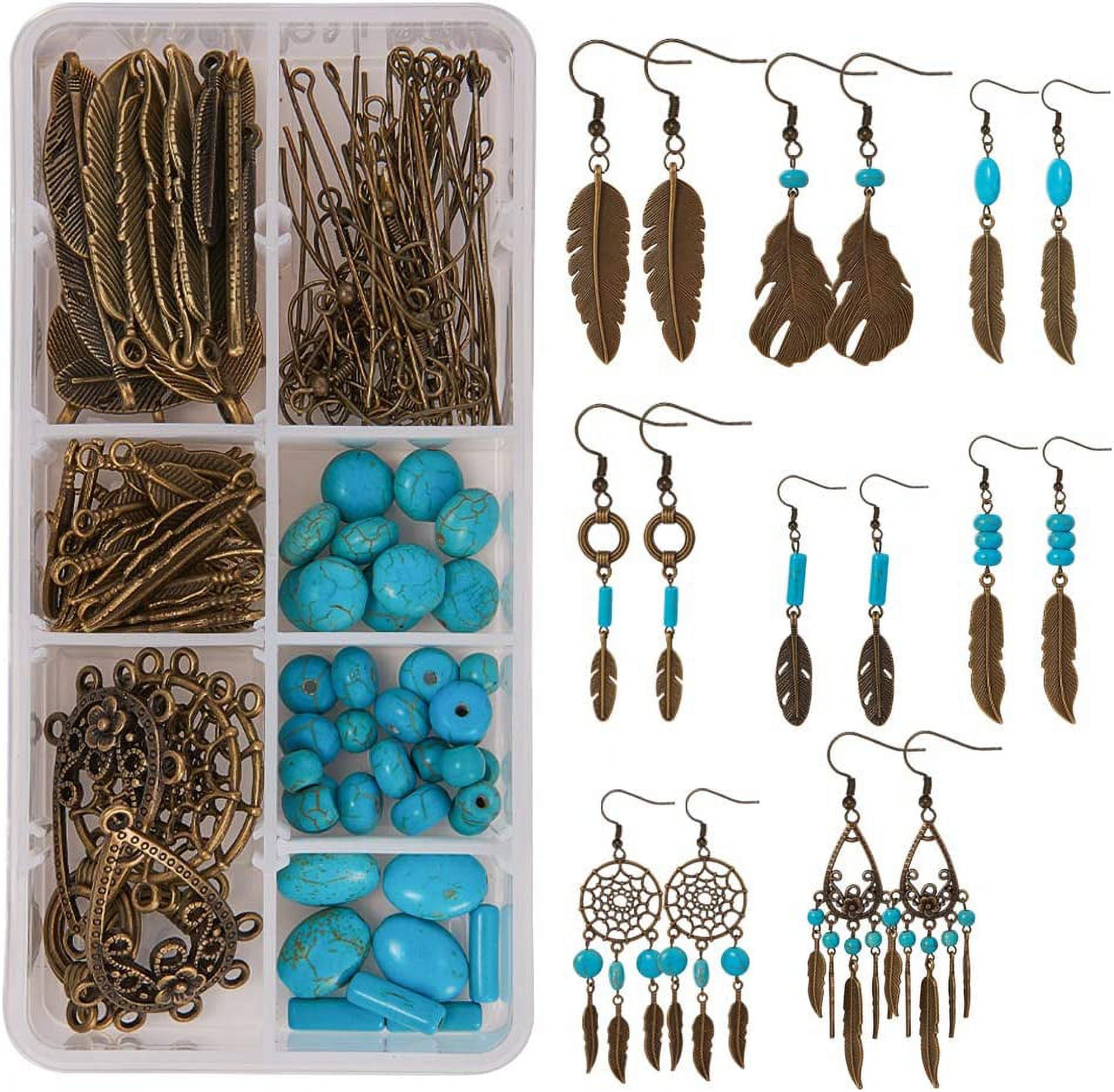 2/6/10 Piece Flower Charm Earrings, Earring Findings for Jewelry Making,  Leaf Charm Earrings, Findings for Jewelry, 25 X 18mm 64 