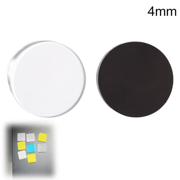 DIY Acrylic Fridge Magnet Kit with Adhesive Backing 2x2 Inch Square Magnetic Photo Frames Set for Crafts Clear Refrigerator Magnets Maker for Customized Picture, Kitchen, Classroom Decor