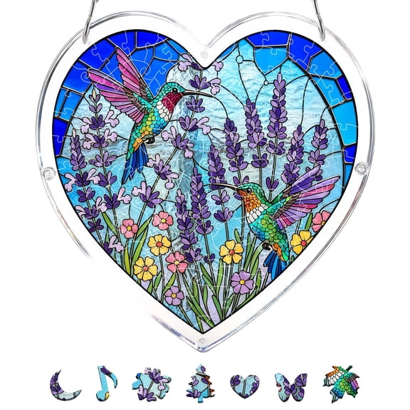 DIY Acrylic Puzzle Window – & Theme – Create A Dreamy Light And Shadow For Your Home (20cm/7.4inch) Hangs Home Decor