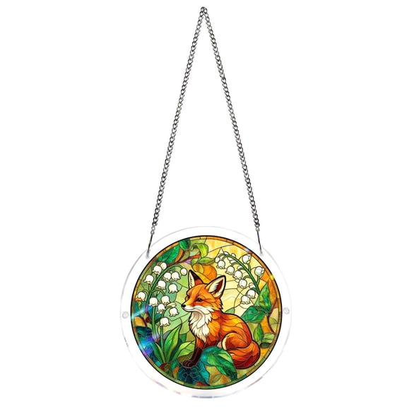DIY Acrylic Suncatcher Puzzle Window Hanging, 7.4 Inch Light Catcher for Home Garden Decor, Gift for Her YYUZH