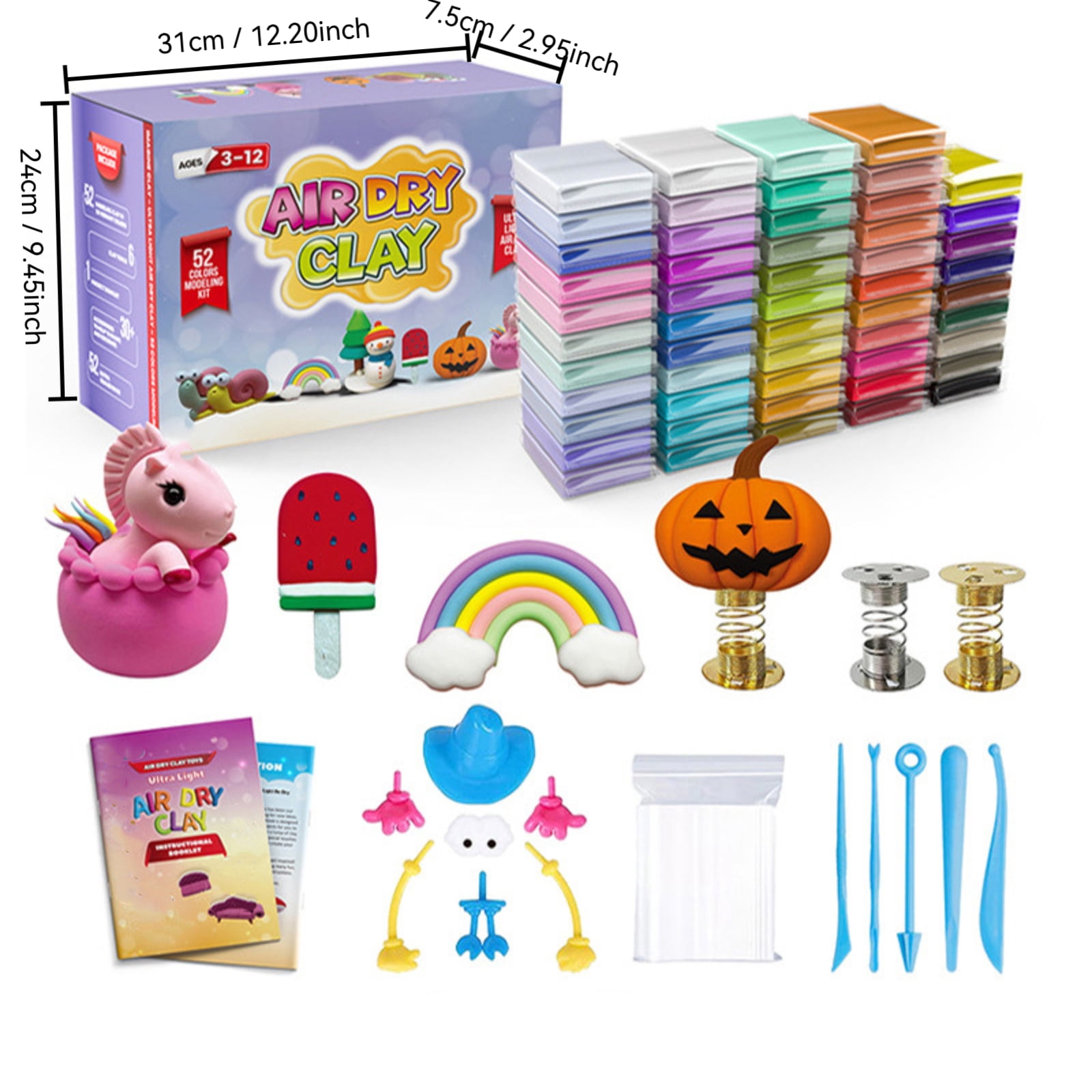DIY Air Dry Clay Slime Pinch Kit - Creative Stress Relief Craft Set for Adults & Teens, Fashionable Fidget & Decor Accessory
