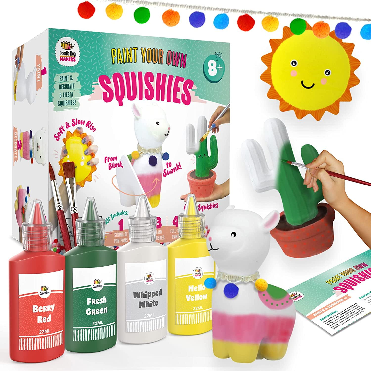 Clock DIY Kits for Girls & Boys Paint Your Own Unicorn With