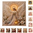 thumbnail image 1 of DIY Angel Pearl Diamond Painting Kit 3D Raised Bead Art Handmade Craft Home Wall Holiday Decor Paintings, 1 of 4