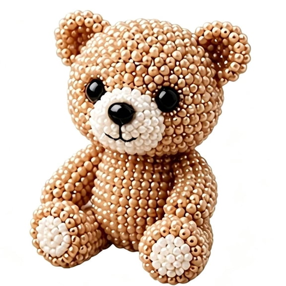DIY Animal Beading Kit for Adults & Teens, Cute 3D Animal Bead Craft Set , Handmade Jewelry Art Craft Kit for Creative DIY Projects