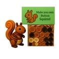 thumbnail image 1 of DIY Animal Button Craft Kit, Rabbit and Squirrel Button Ornament, Funny Animals Three-Dimensional Christmas Ornament Kits (Squirrel), 1 of 8