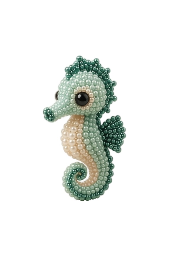 DIY Animal Keychain Craft Kit - Multicolor Pony Beads Jewelry Making Set with Detailed Instructions & Keyrings for Creative Hobbyist Art Projects