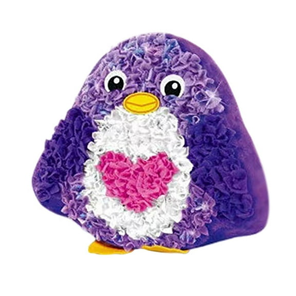 DIY Animal Pillow Craft Kit for Kids No Sewing Required Stress Fabric Art Educational Toy Activity Digital System Design