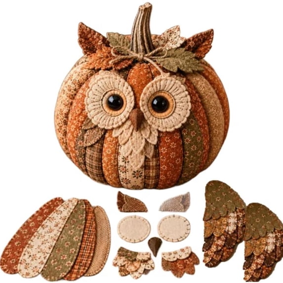 DIY Animal Pumpkin Sewing Kit Easy Prep Sewing Set For Adding Handmade Warmth To Your Fall Home Atmosphere