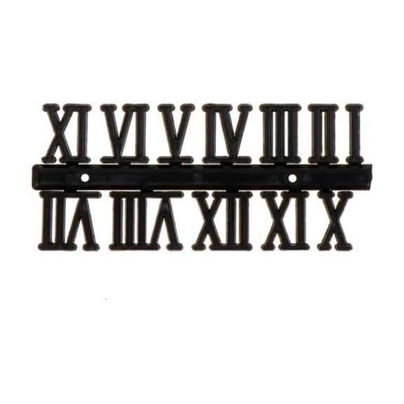 DIY Arabic Numerals Roman Numerals Wall Clock Removable Art Decal Sticker Digital Clocks Needle Hands Clock Accessories