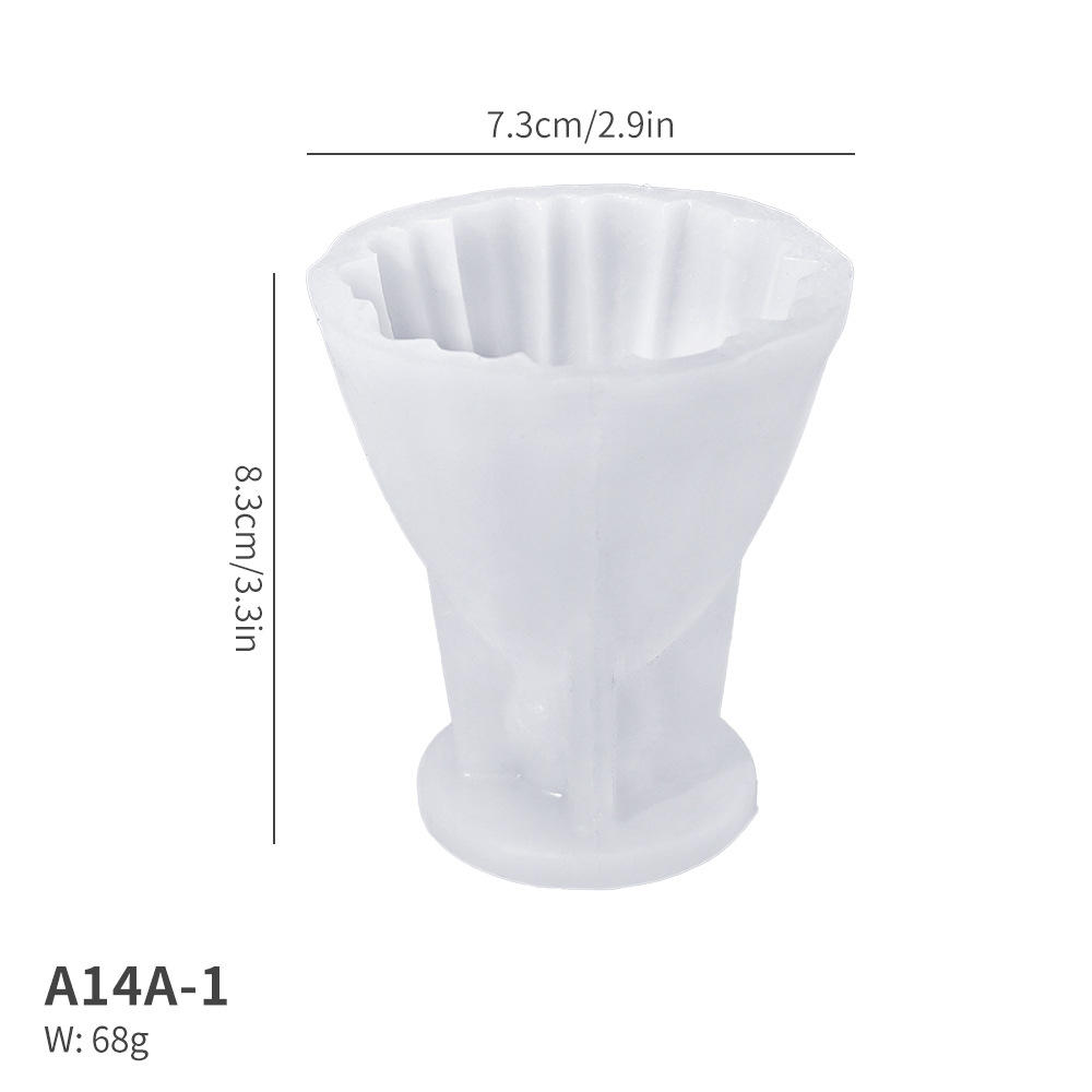 DIY Aroma Candle Plaster Mold 3D Wedding Princess Dress Gown Baking