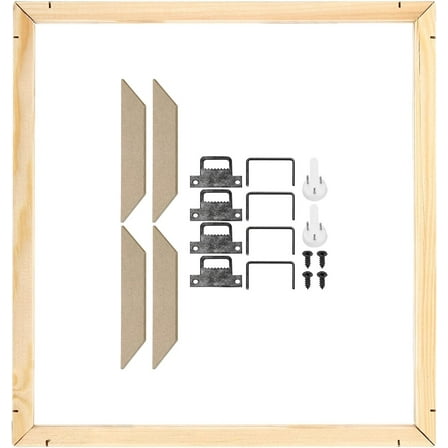 DIY Art Canvas Frames, Wooden Canvas Frame , Easy Install, Canvas Stretcher Bars Kit For Oil Paintings, Prints And Posters