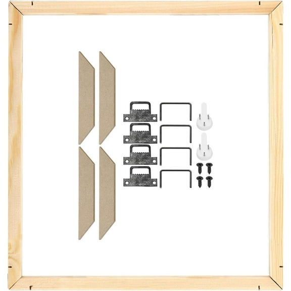 DIY Art Canvas Frames, Wooden Canvas Frame , Easy Install, Canvas Stretcher Bars Kit For Oil Paintings, Prints And Posters