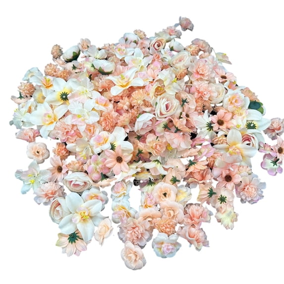 DIY Artificial Rose Flower Heads Cloth for Garland Wreath Craft Wedding Home Decoration