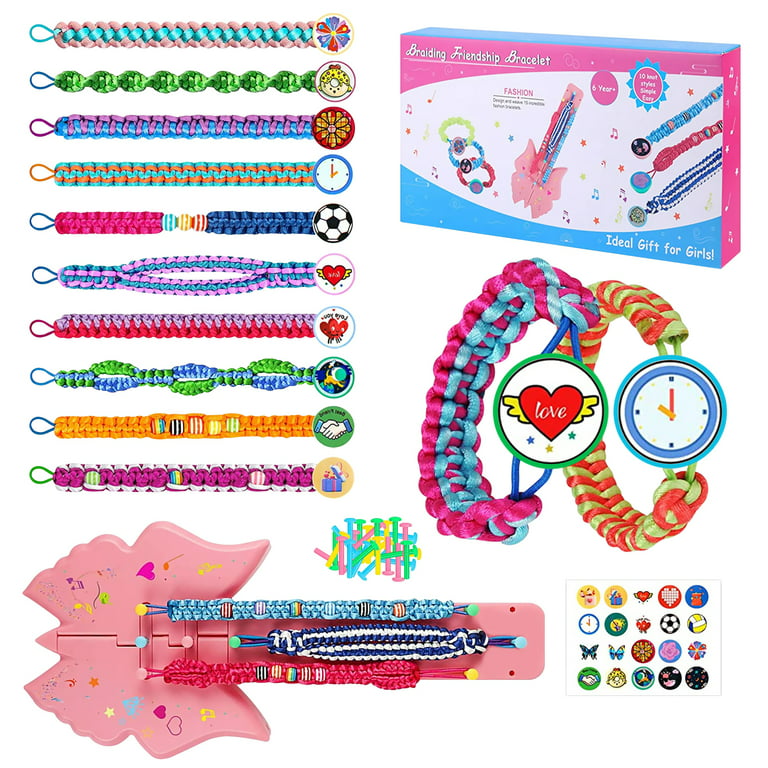 Friendship Bracelet Making Kit for Girls, Gift for Girls 6 7 8 9